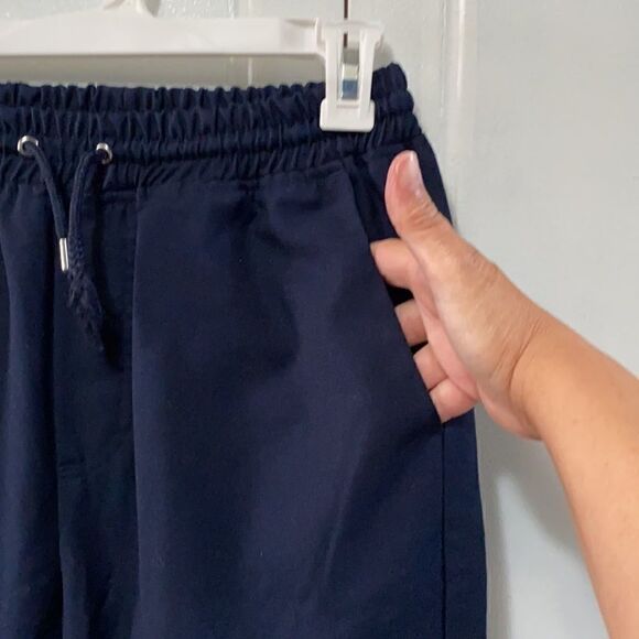 Men’s Forever 21 Navy cuffed pull on pants size S - Picture 3 of 8